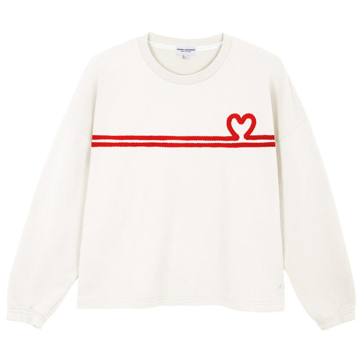 

Толстовка nora heart tricotin cream - xs French Disorder