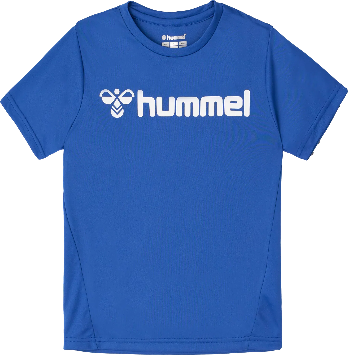 Детская спортивная футболка с коротким рукавом hummel, темно-синий
