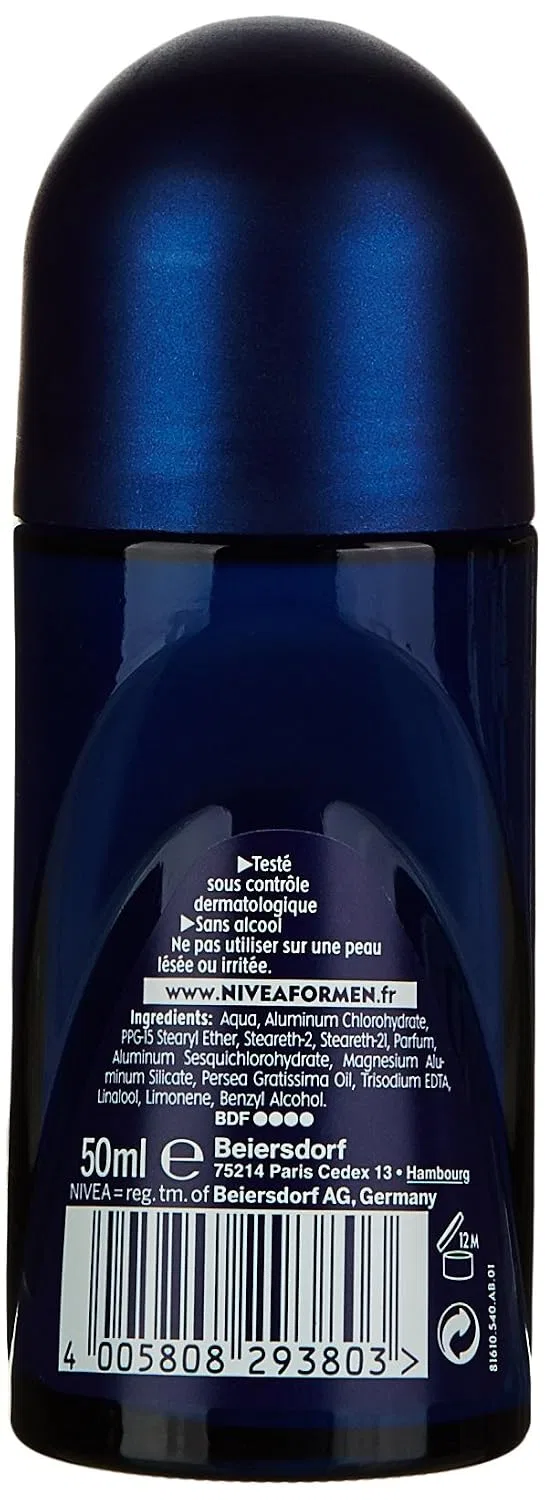 Дезодорант-антиперспирант роликовый NIVEA Men Dry Impact, 50 мл — фото 2