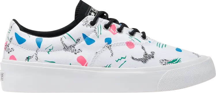 

Кроссовки Converse Skid Grip CVO Archive Print - White, белый, Белый;серый, Кроссовки Converse Skid Grip CVO Archive Print - White, белый