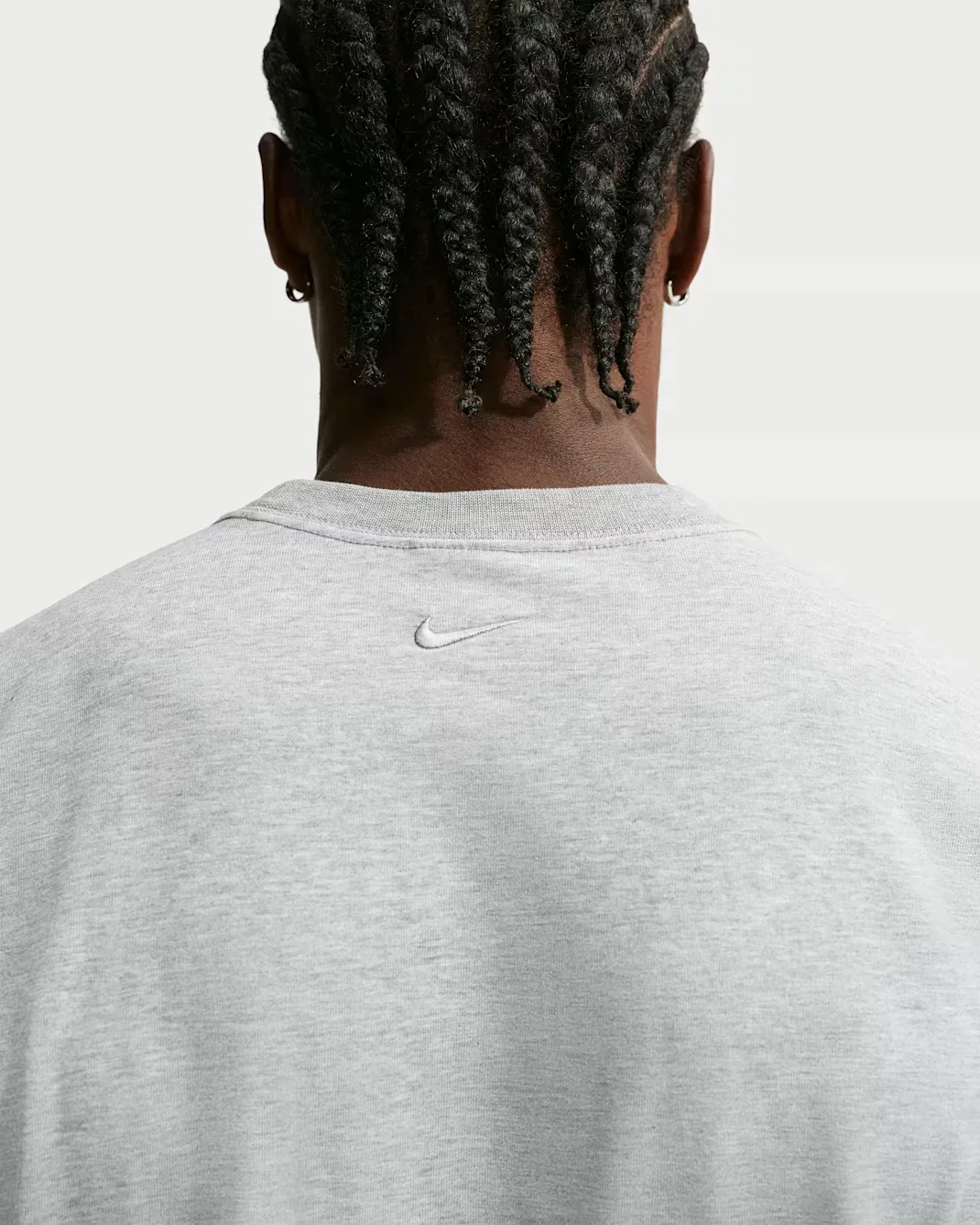 Мужская баскетбольная футболка Dri-FIT Kobe Nike, Dark Grey Heather/White — фото 2