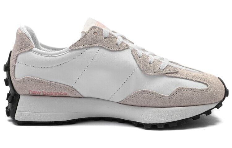 Кроссовки New Balance 327 женские, белый с розовым — фото 4