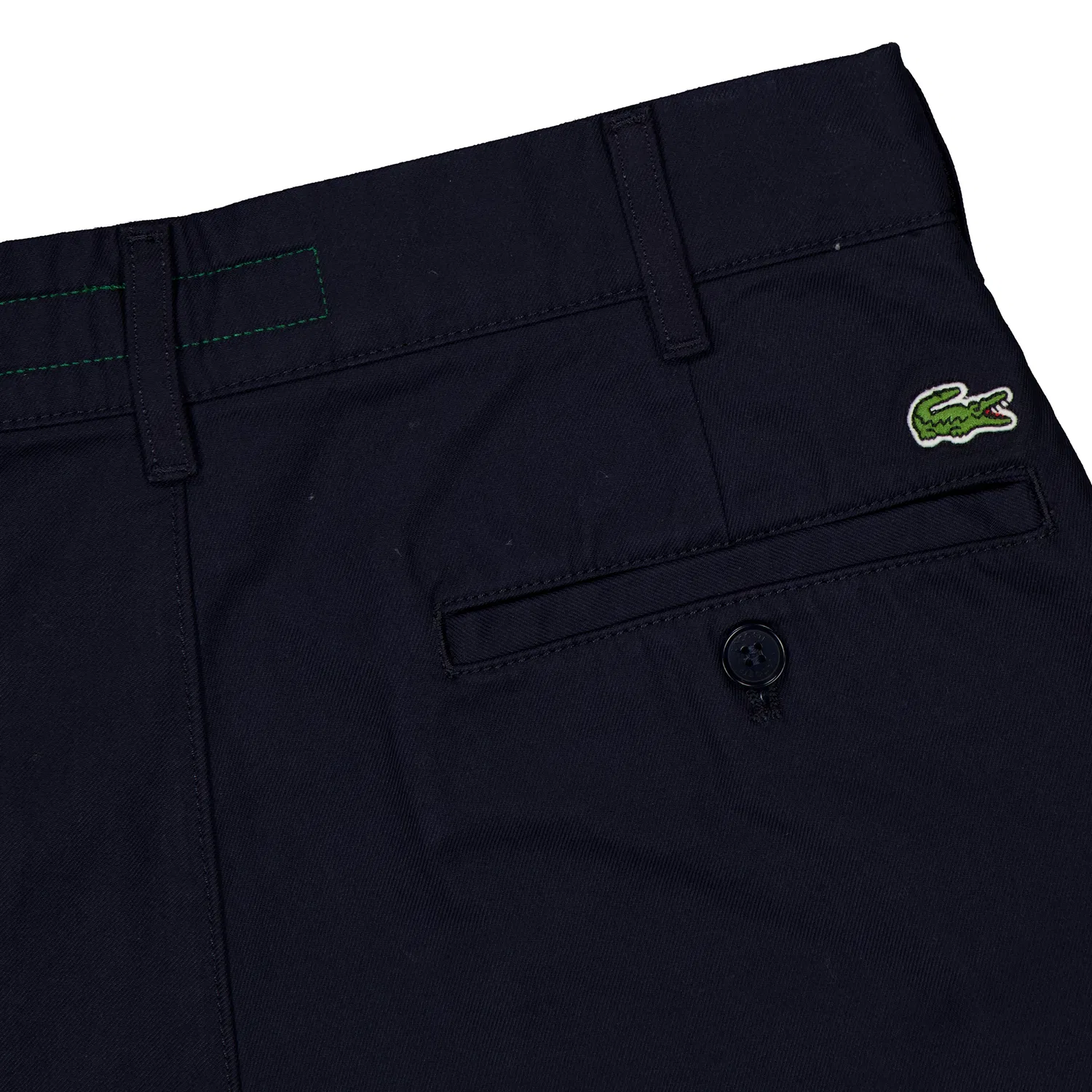 Брюки прямого кроя из хлопка Lacoste, Navy Blue — фото 3