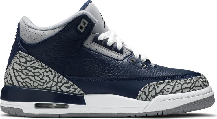

Кроссовки Air Jordan 3 Retro GS Georgetown, синий