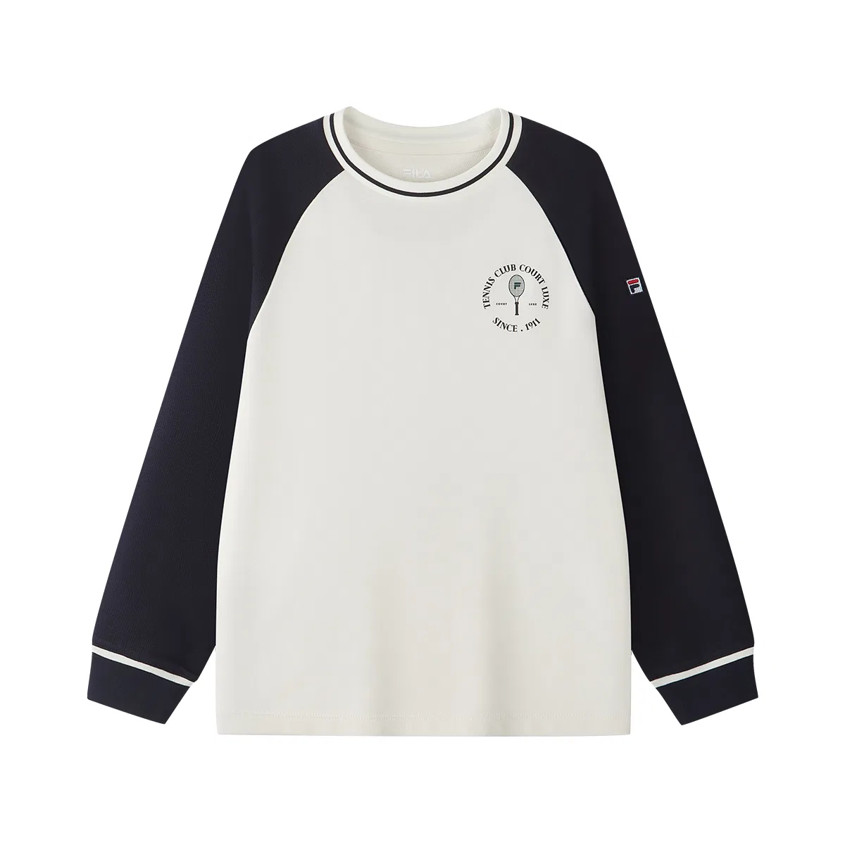 Детская спортивная футболка с круглым вырезом RD Royal Blue-NV FILA KIDS