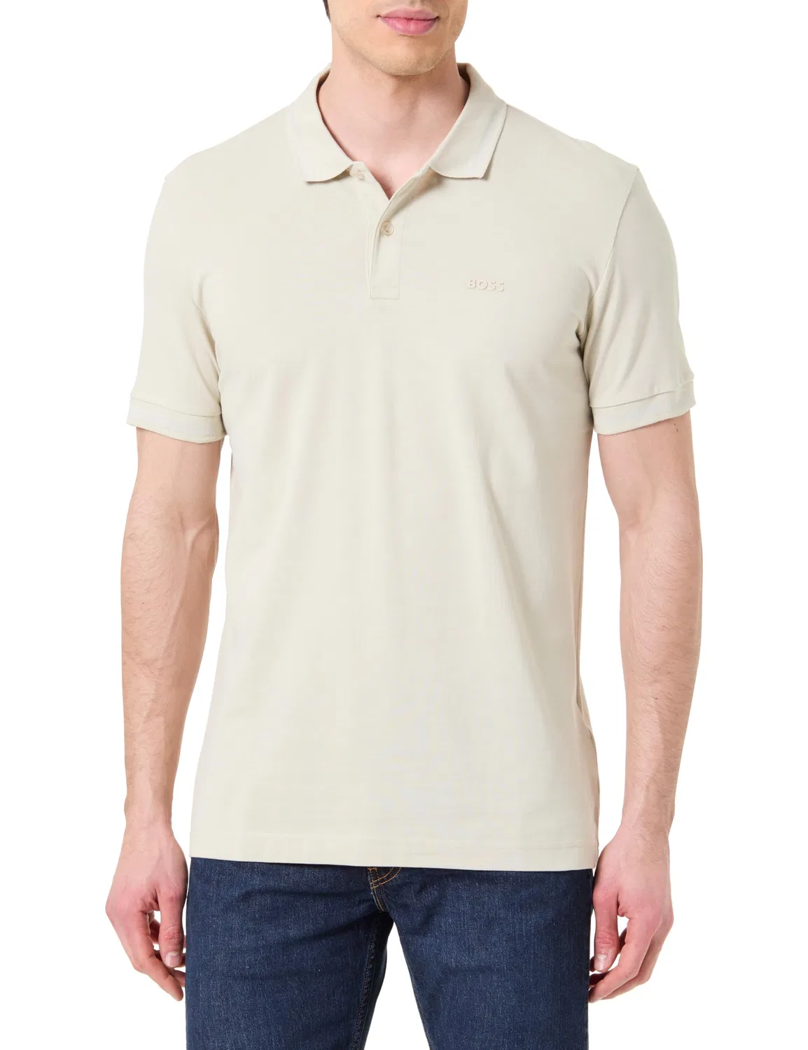 Мужское поло Boss pio 1 BOSS, Light Beige 272