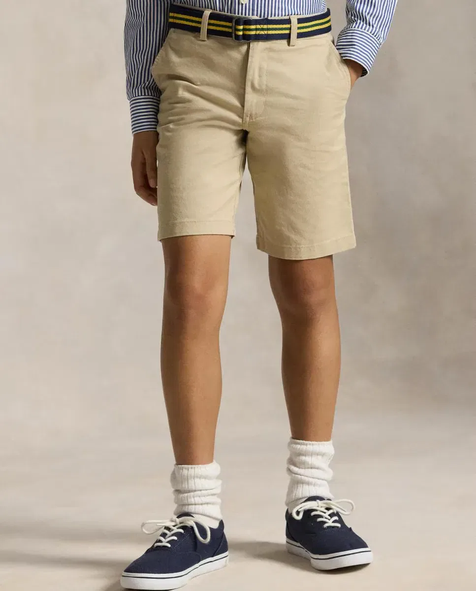 Детские шорты для мальчиков хлопковые Bedford Polo Ralph Lauren, Beige — фото 2