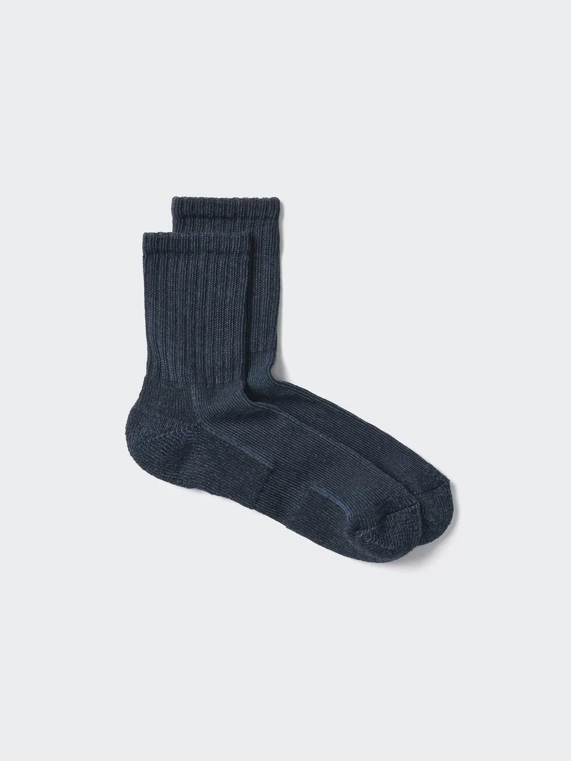 Носки Uniqlo, в рубчик, темно-синий