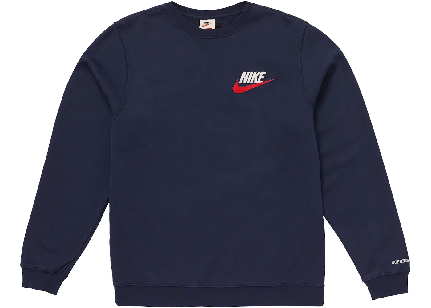 Мужской свитшот с логотипом Supreme Nike Crewneck Supreme, Navy