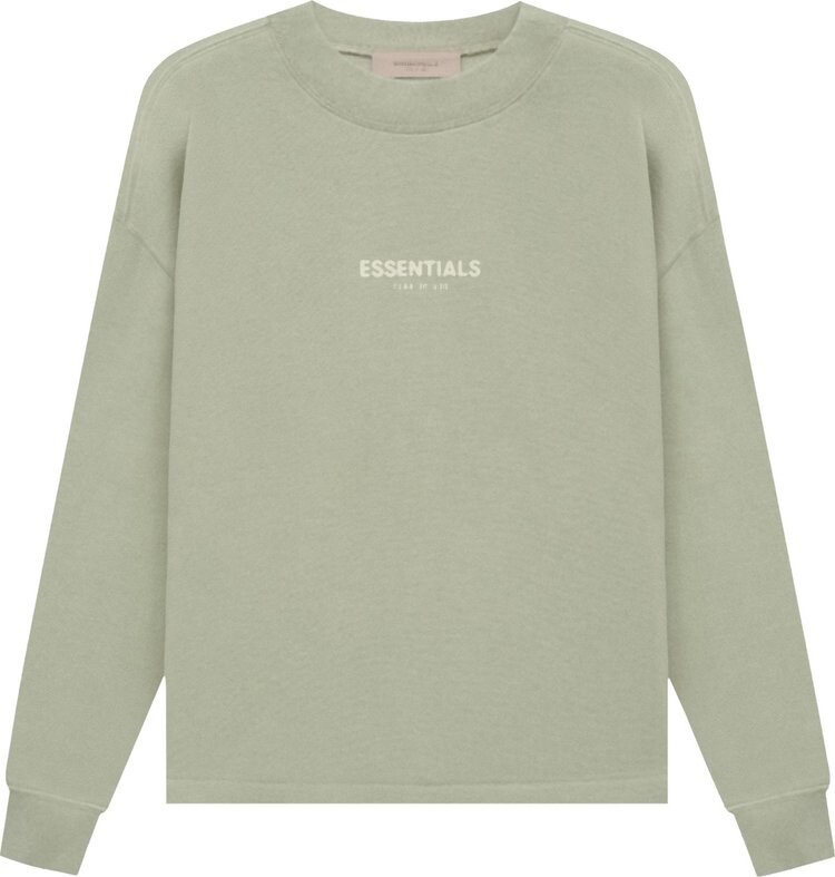 

Толстовка Fear of God Essentials Relaxed Crewneck 'Sea Foam', зеленый