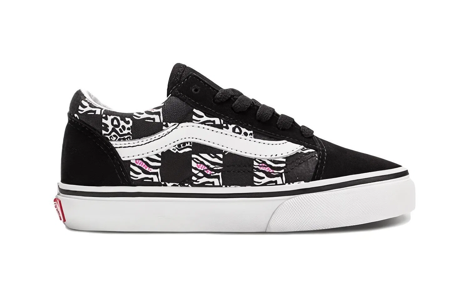 Кроссовки для скейтбординга Old Skool Vans, Black White — фото 4