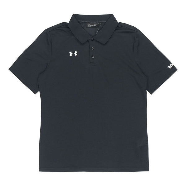 

Футболка causual sports training ventilate polo male black Under Armour, черный