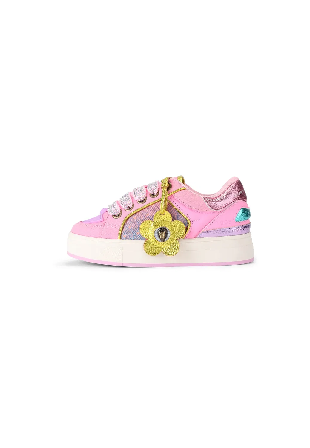 Мини-Кроссовки Southbank Tag Kurt Geiger London, Pale Pink