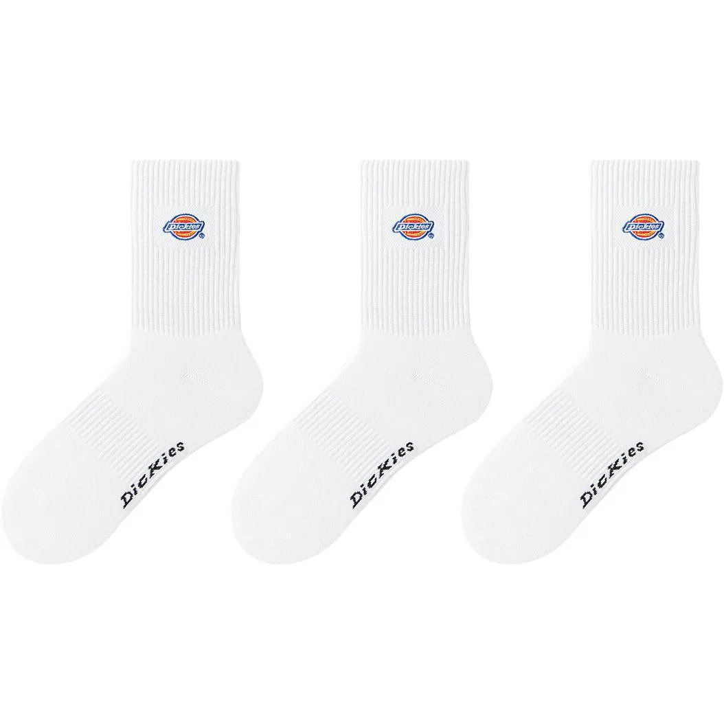 Детские носки с длинным голенищем, комплект из 3 пар, Dickies, White/Black/Gray — фото 3