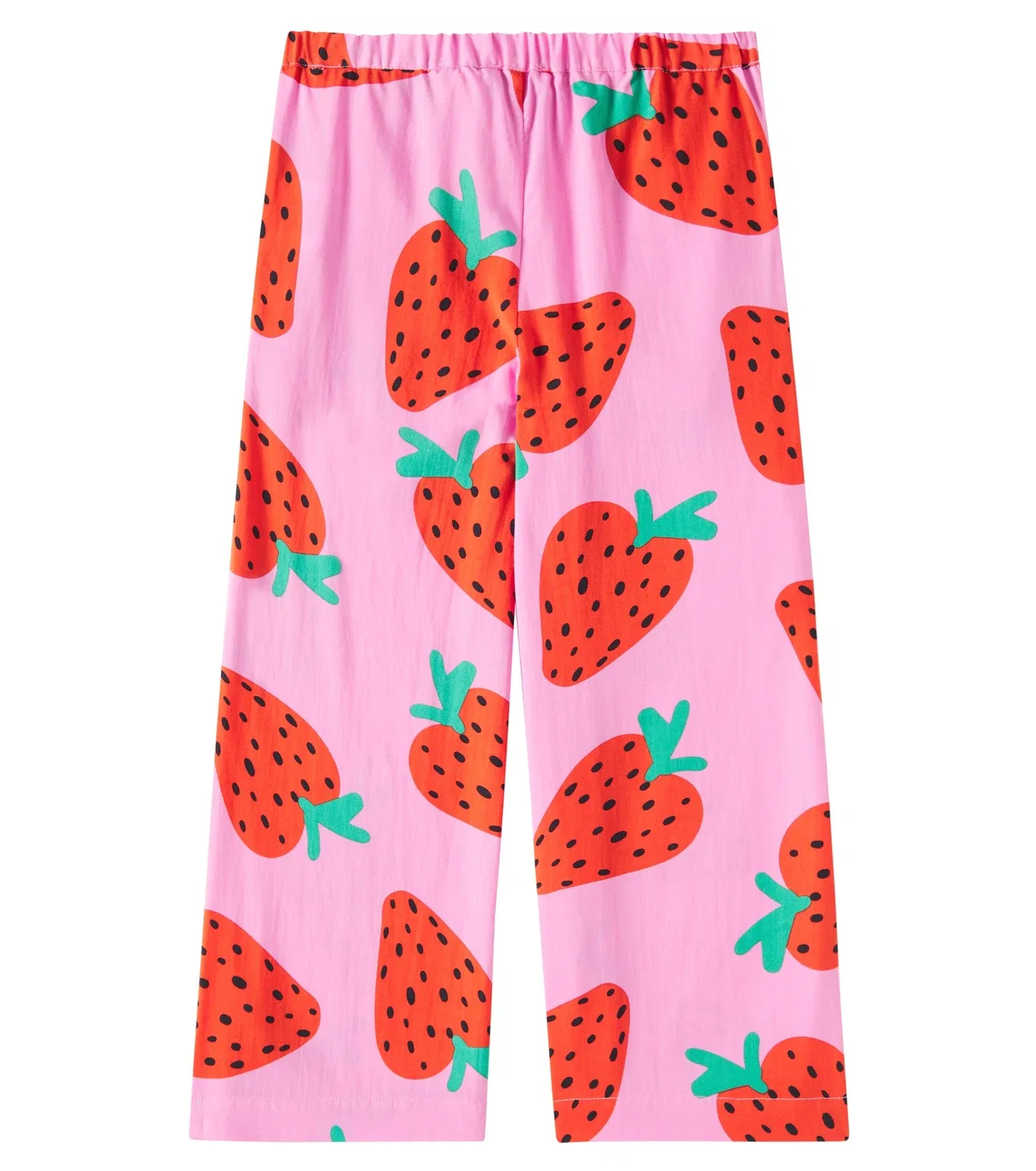 Широкие брюки с принтом Stella Mccartney Kids, розовый — фото 4