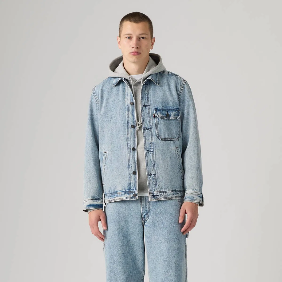 Джинсовая куртка-тракер Walnut Springs Levi's, Little Balcony - Medium Wash — фото 3