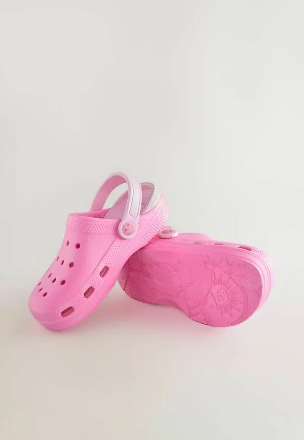 Клоги с вырезами Wide fit g fit - comfort Next, Pink, розовый — фото 3