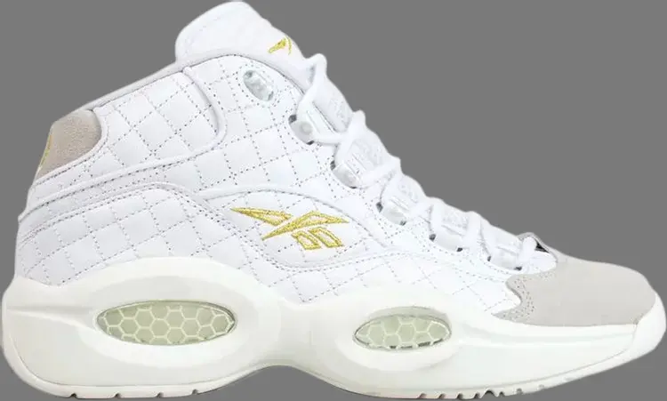 

Кроссовки question mid 'white party' Reebok, белый