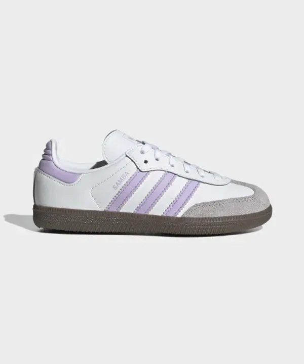 Кроссовки Samba OG, Adidas Kids, светло-фиолетовый