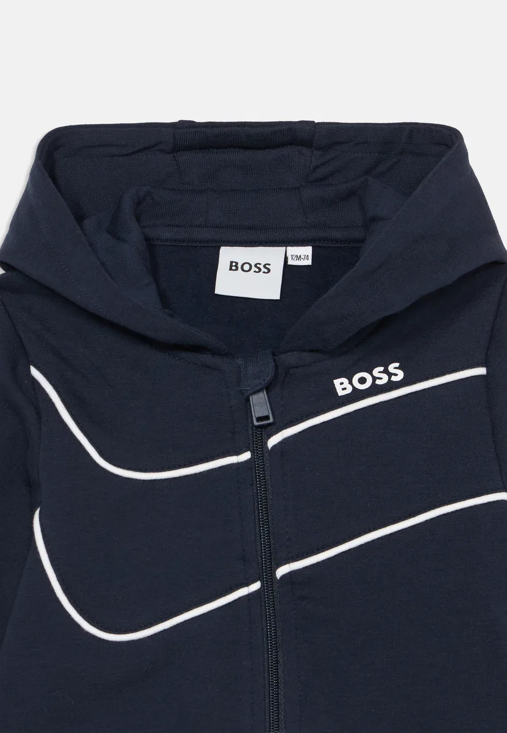 Детский комплект: брюки и топ с длинными рукавами Boss Kidswear, Navy — фото 4
