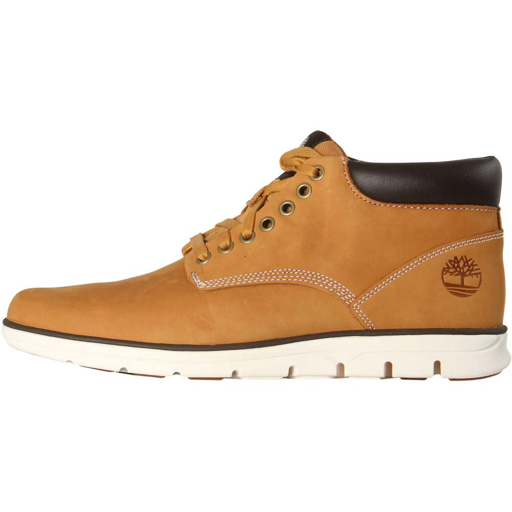 Мужские ботинки Timberland Bradstreet кожаные на шнуровке, горчичный — фото 2