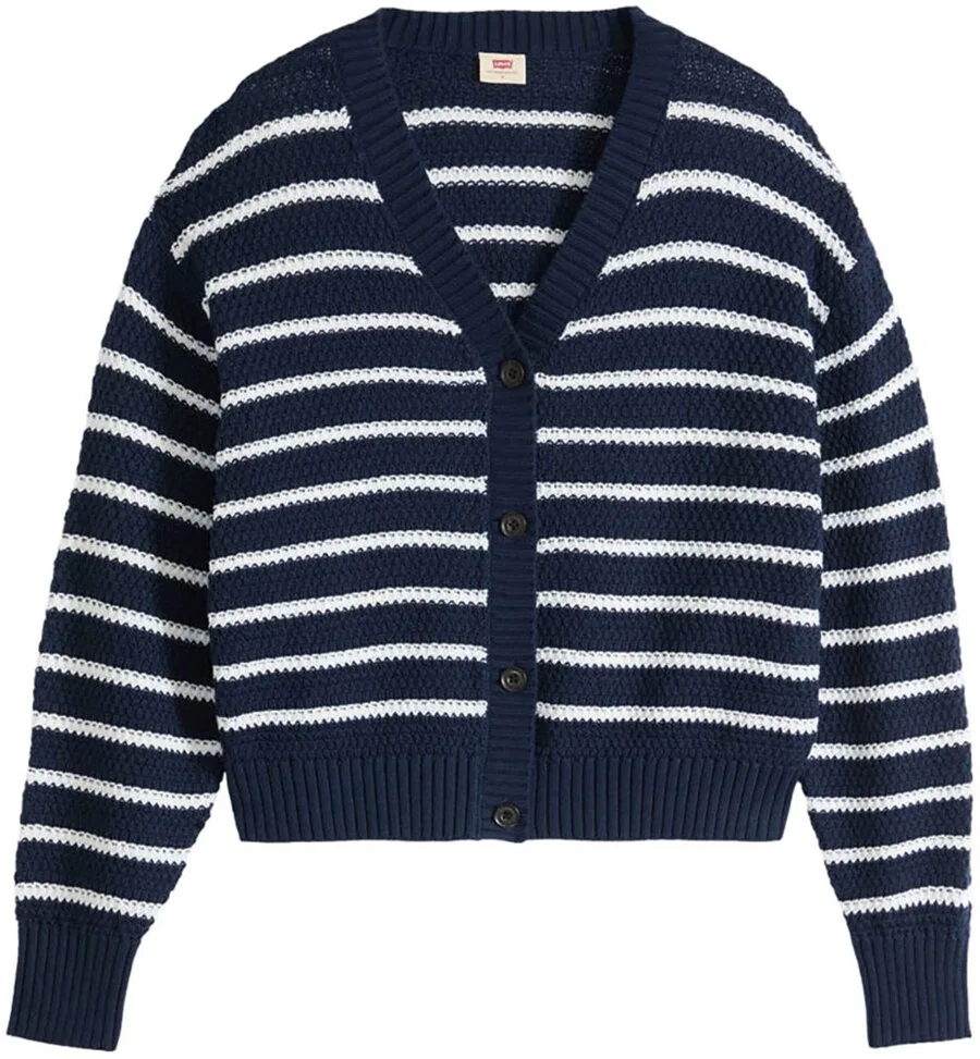Вязаный кардиган LEVI'S «Снежинка» темно-синего цвета