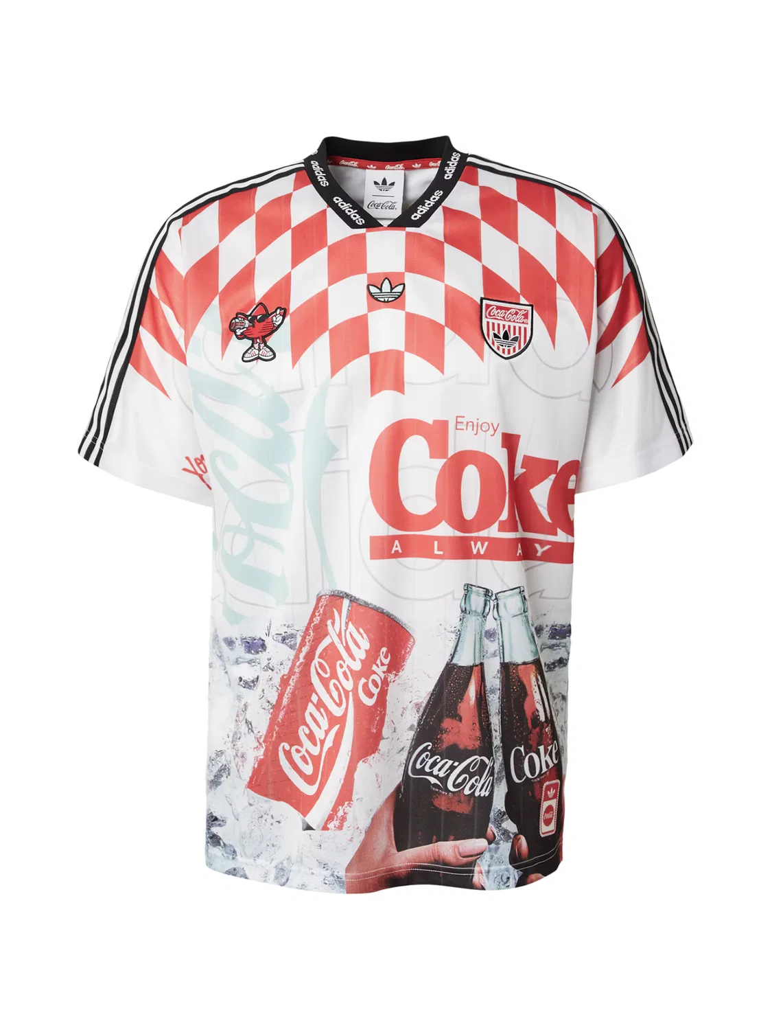 Футболка Adidas Originals Coca Cola Classic белого цвета