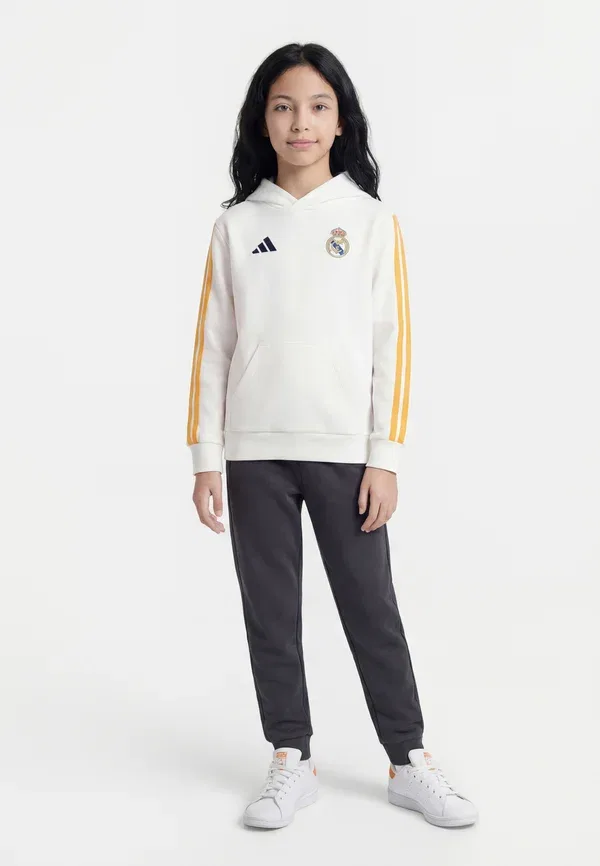 Детская толстовка унисекс "Реал Мадрид" - клубная одежда Adidas Performance, белый