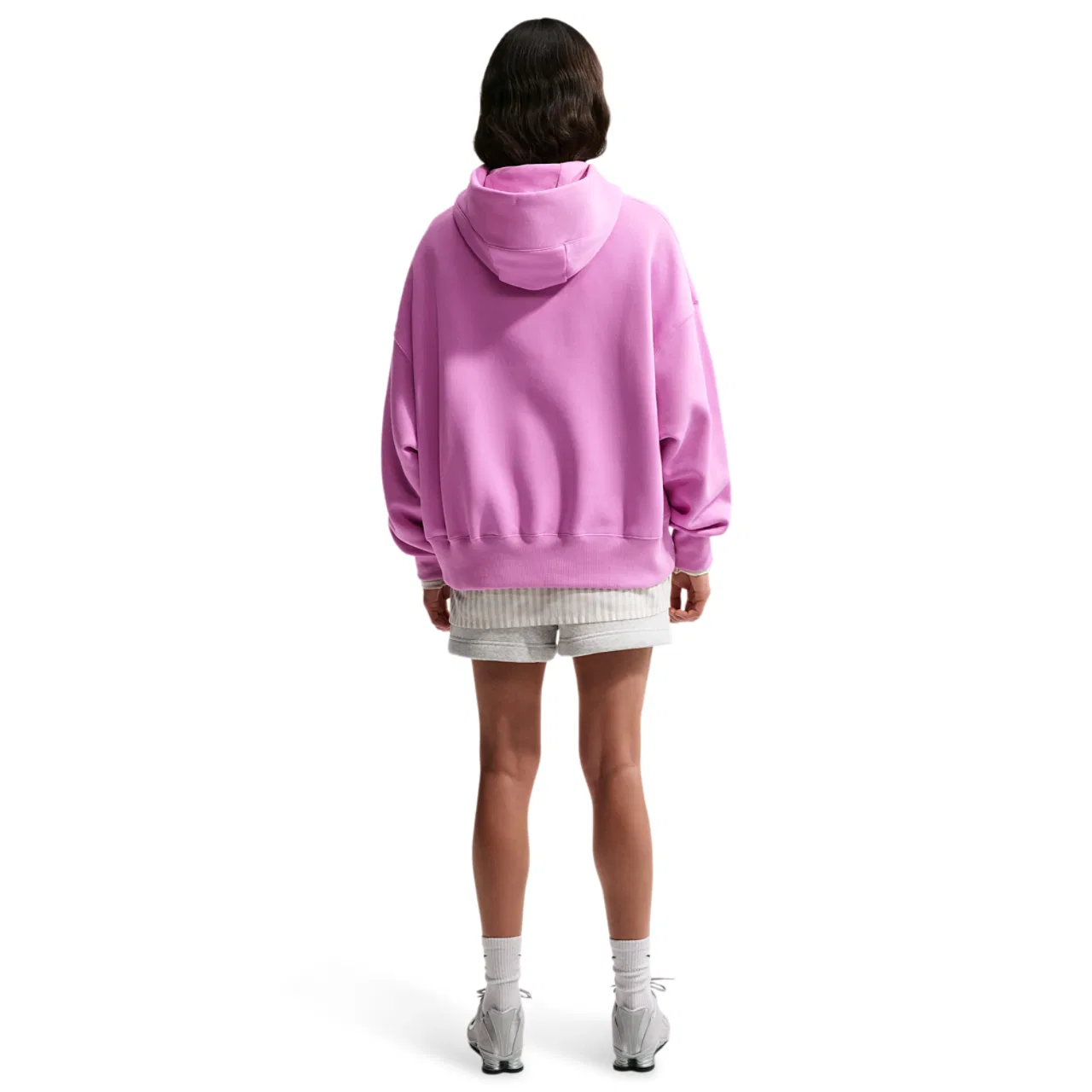 Женское худи PHNX Fleece OS Nike, цвет Lt Magenta/Sail — фото 4