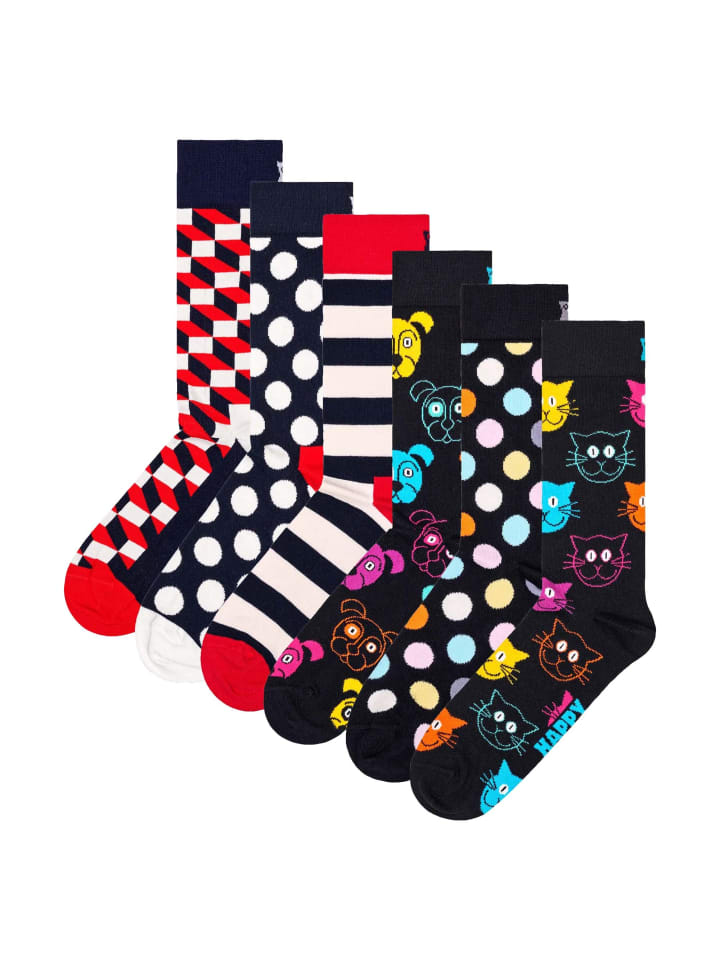 

Носки Happy Socks, цвет filledoptic-dog