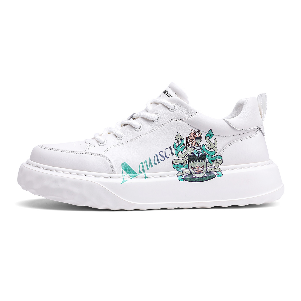 

AQUASCUTUM Низкие кроссовки для скейтбординга, мужские, белые