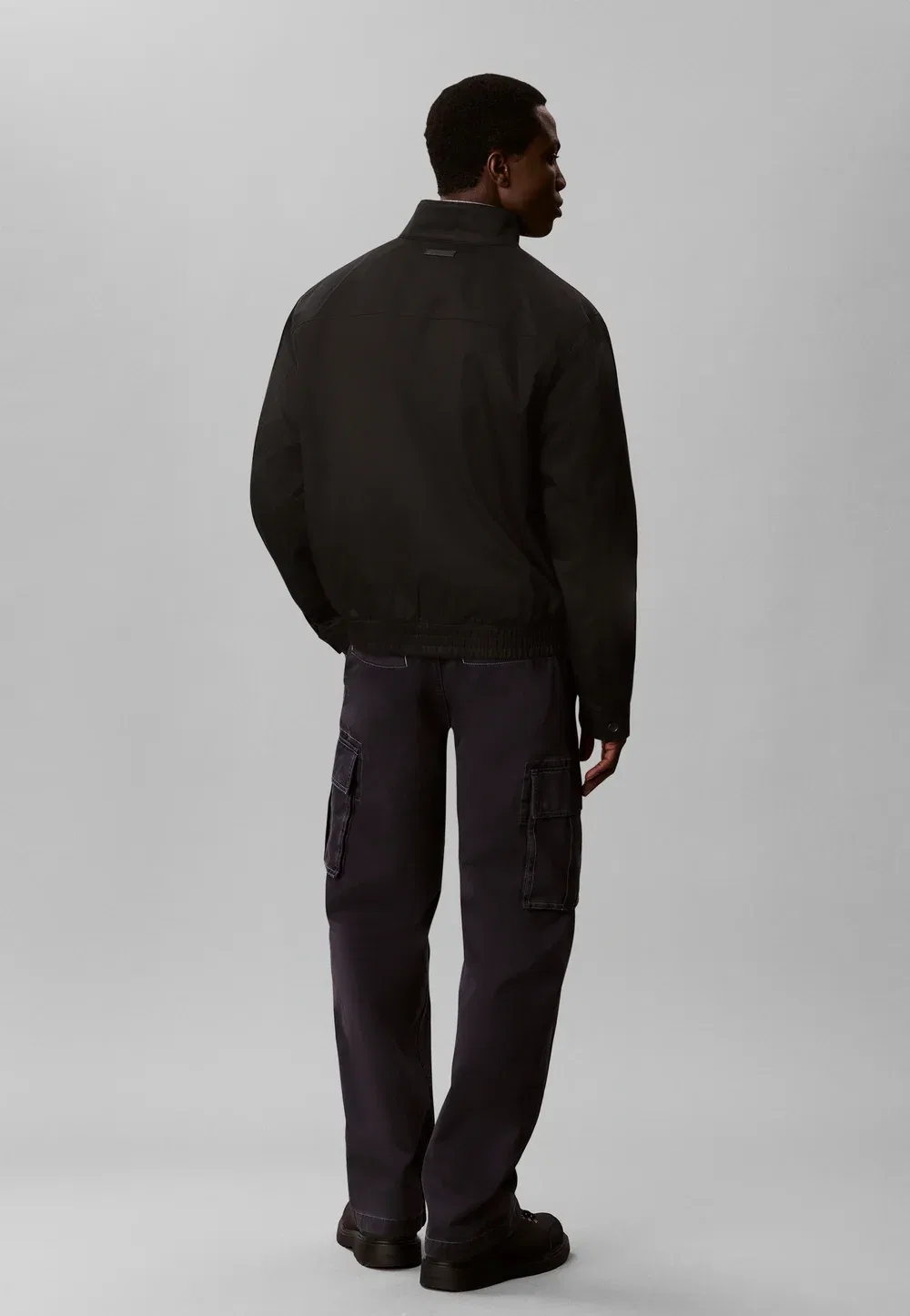 Харрингтон - куртка-бомбер Calvin Klein, Black — фото 3