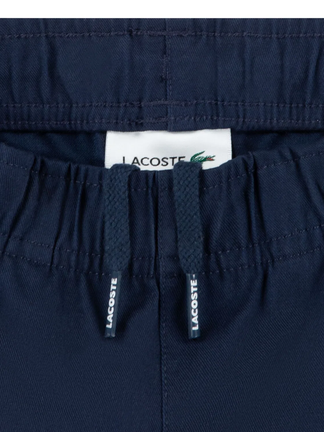 Шорты из твила Lacoste Blue Stretch Twill Shorts Lacoste, синий — фото 4