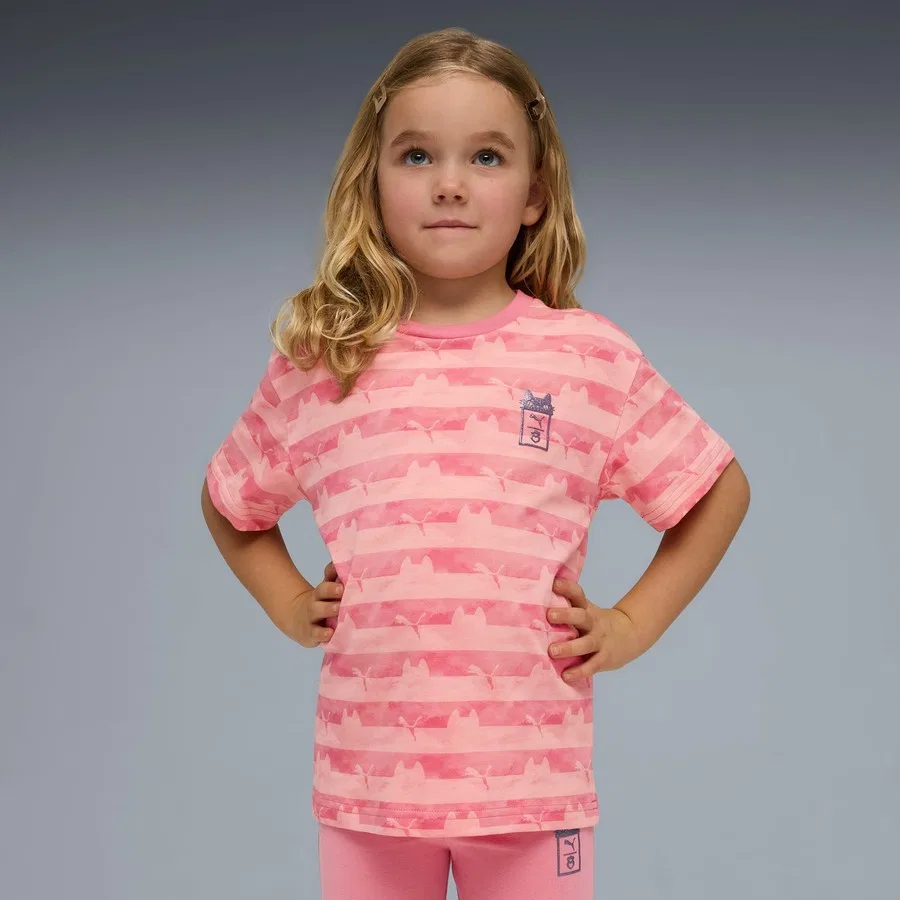 Детская футболка с принтом Puma x Gabbys Dollhouse, Puma, Розовый