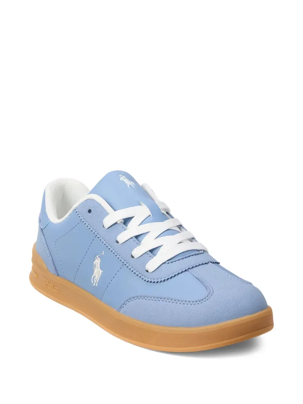 Кроссовки Hollis с вышивкой Polo Ralph Lauren Kids, синий