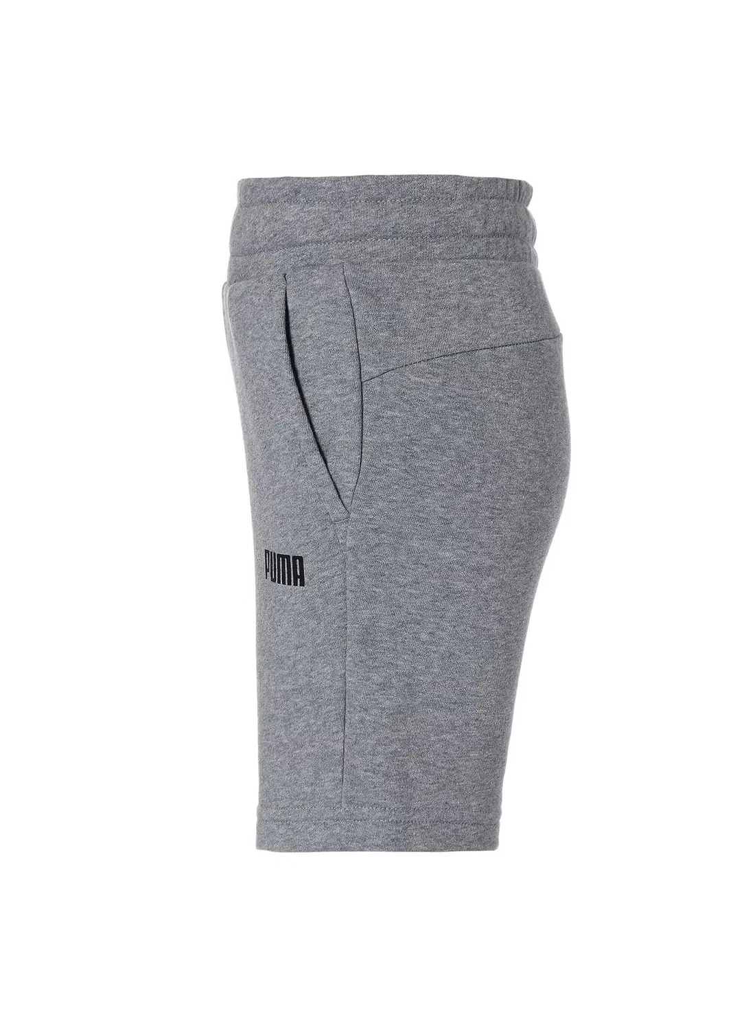 Шорты из футера с посадкой выше колена Essentials youth kids boys Puma, серый