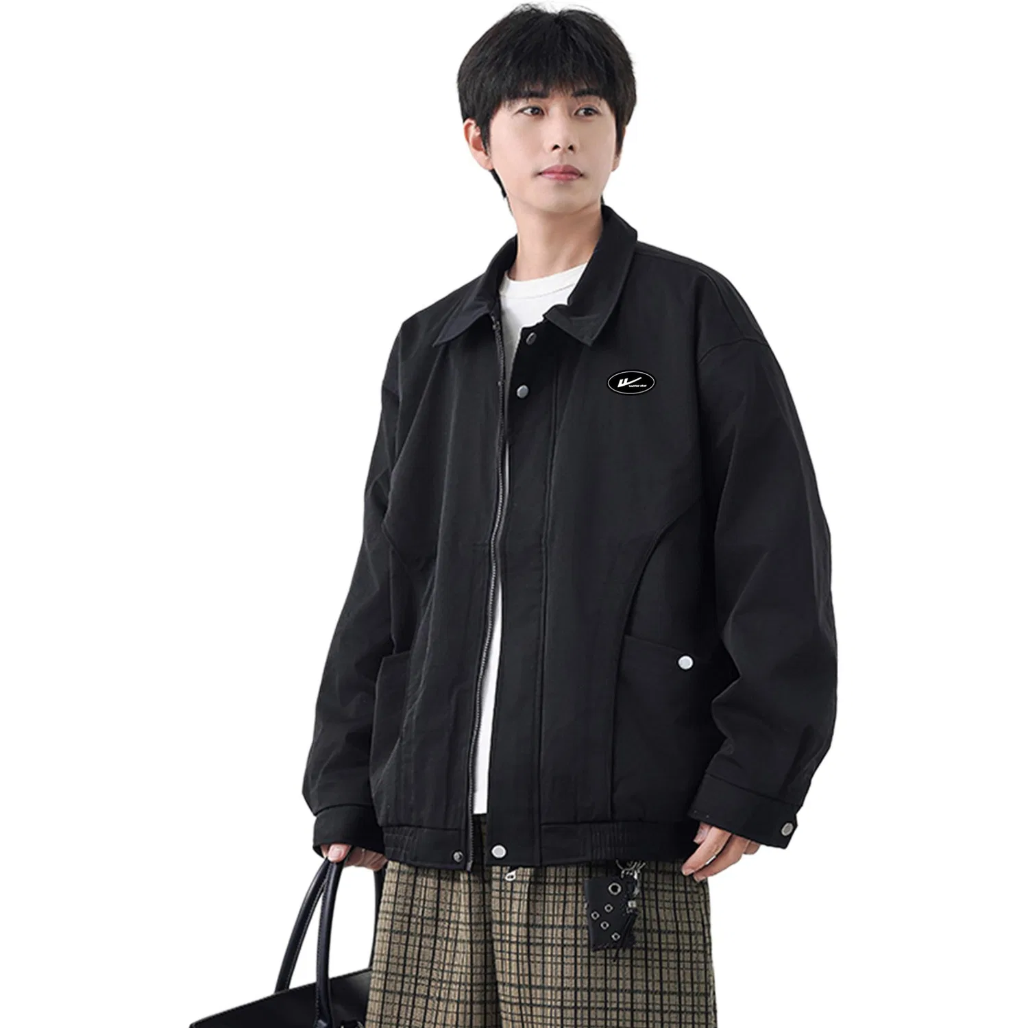 Детский жакет с лацканами, Moderate Workwear WARRIOR, Black