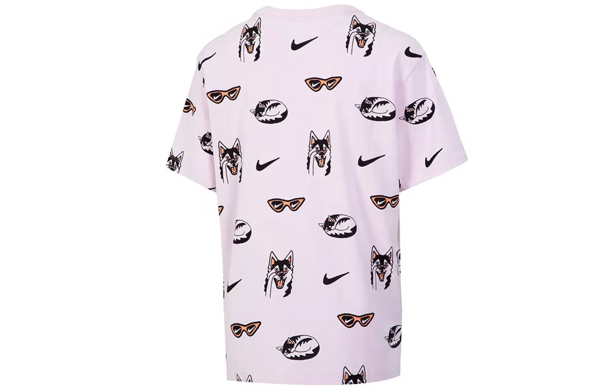 Футболка с принтом Dog AOP Nike, розовый — фото 2