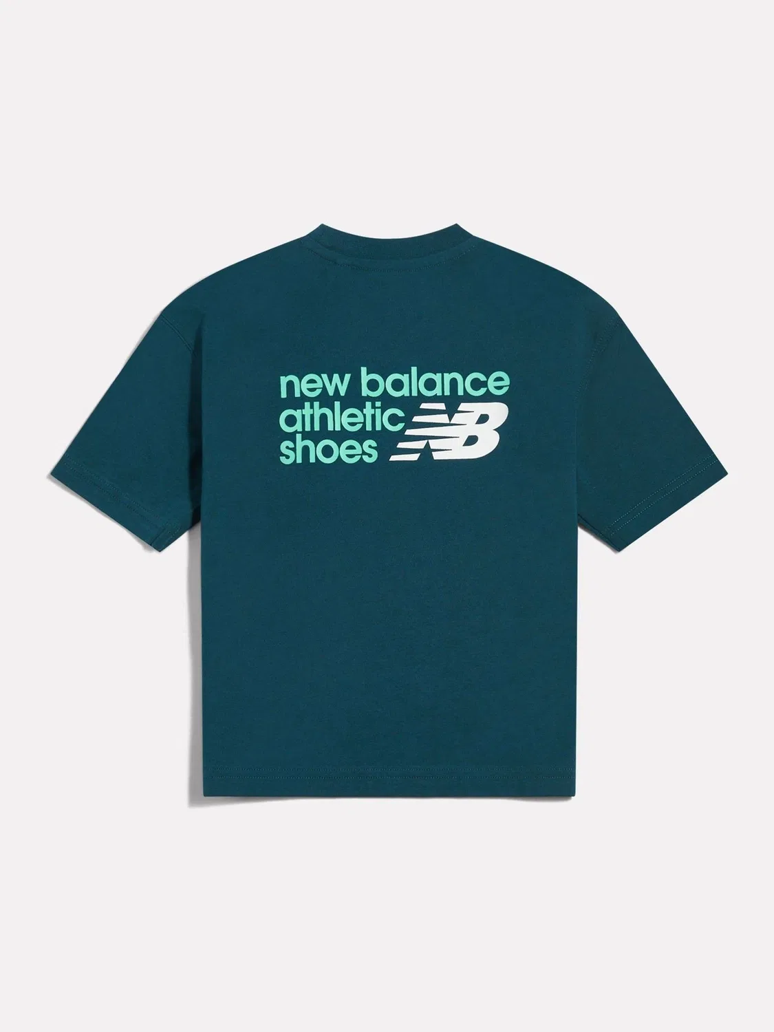 Футболка с графическим принтом New Balance Athletic Shoes, зеленый — фото 2