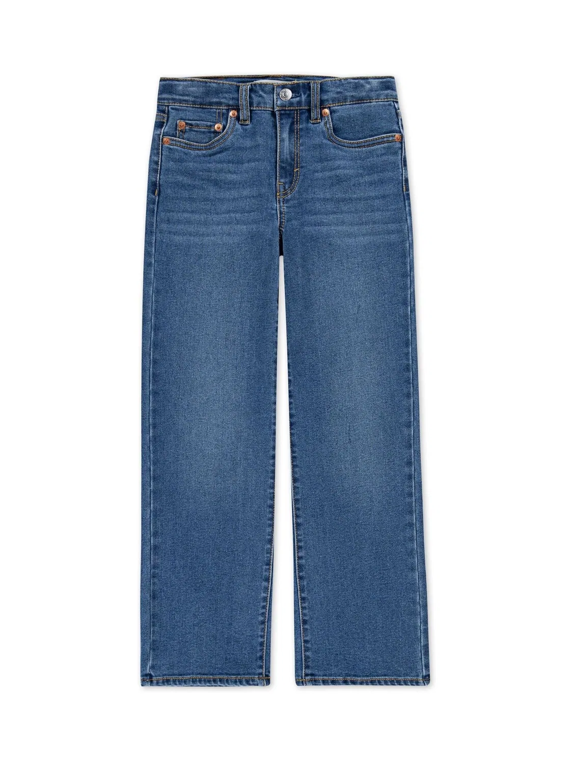 Джинсы широкие Levi's Blue Logo, синие