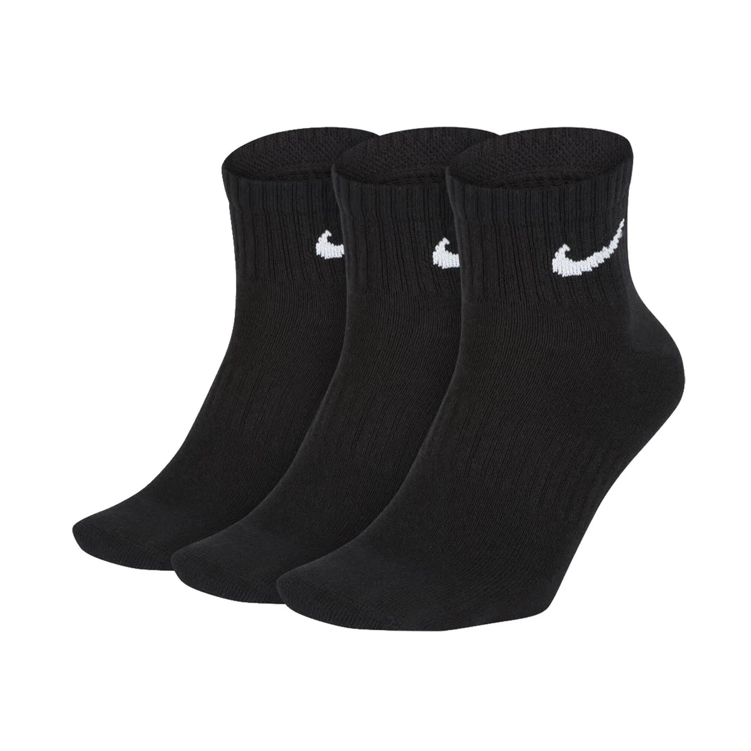 Детские носки без следов с принтом Everyday Lightweight No Show Nike, Черный — фото 2