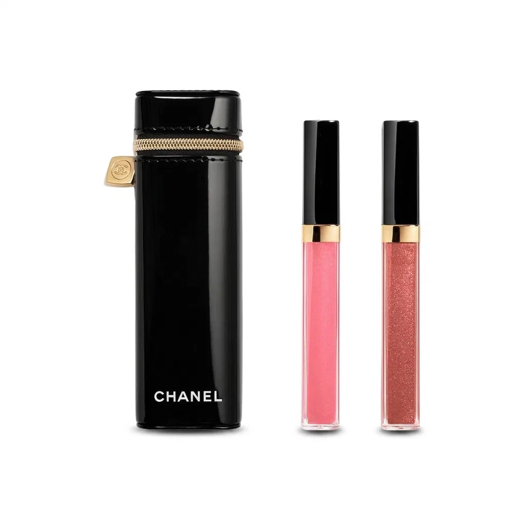 Женский набор косметики Cocoa Bright Lip Gloss CHANEL, Черный — фото 2