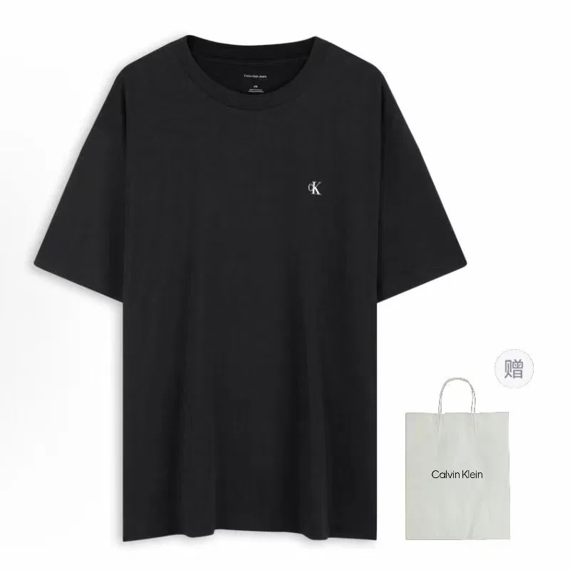 Детская футболка с круглым вырезом Calvin Klein, Space Black