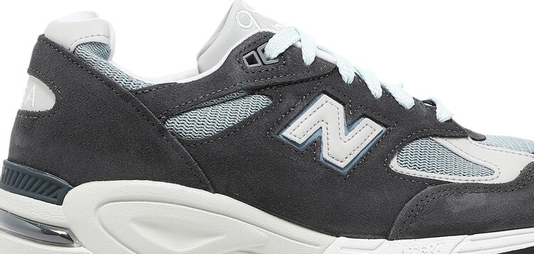 Кроссовки New Balance Kith x 990v2 Made in USA 'Steel Blue', серый — фото 3