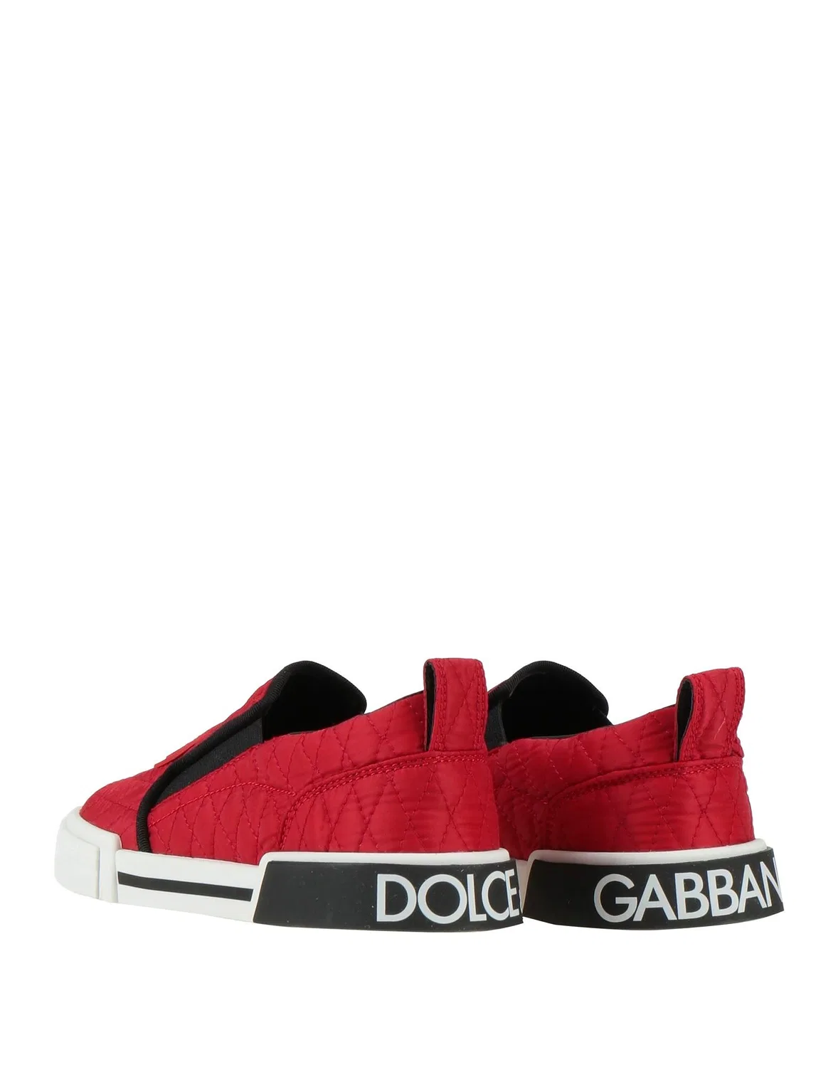 Детские кроссовки для девочек техно-ткань Dolce&Gabbana, красный — фото 3