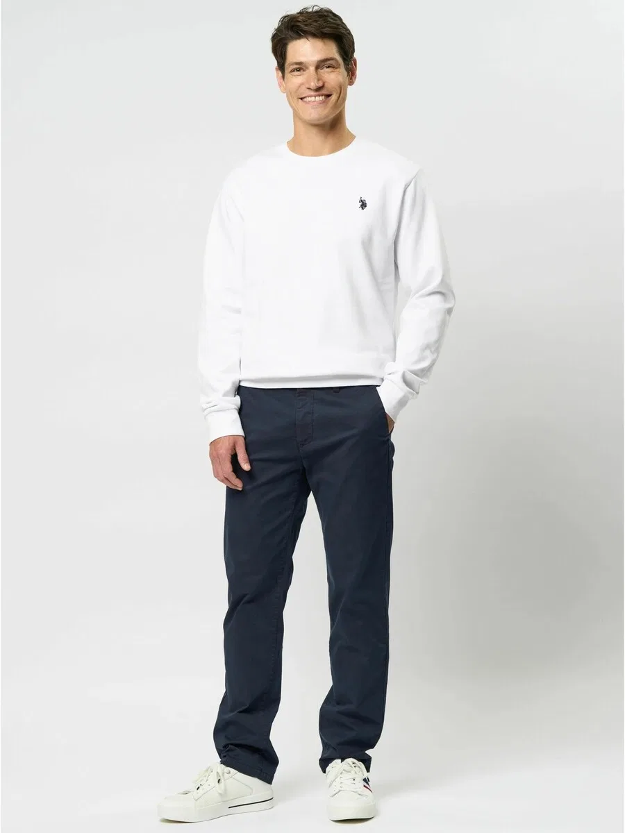 Брюки U.S. Polo Assn. Regular Pants 'UMFabion' цвета морской синевы — фото 4