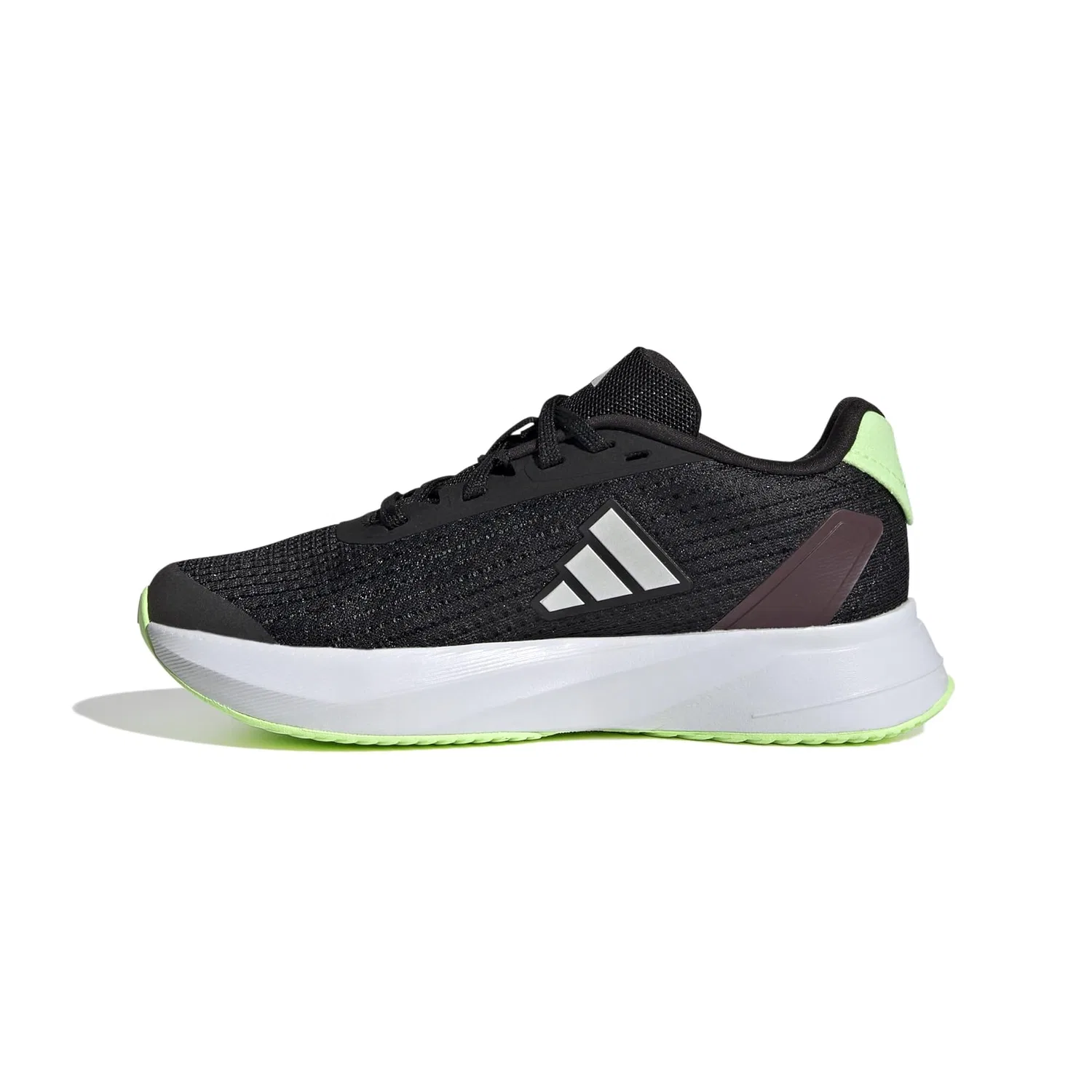 Детские кроссовки для мальчиков легкие Duramo SL Legacy Adidas, Black Zero Metallic Green Spark — фото 4