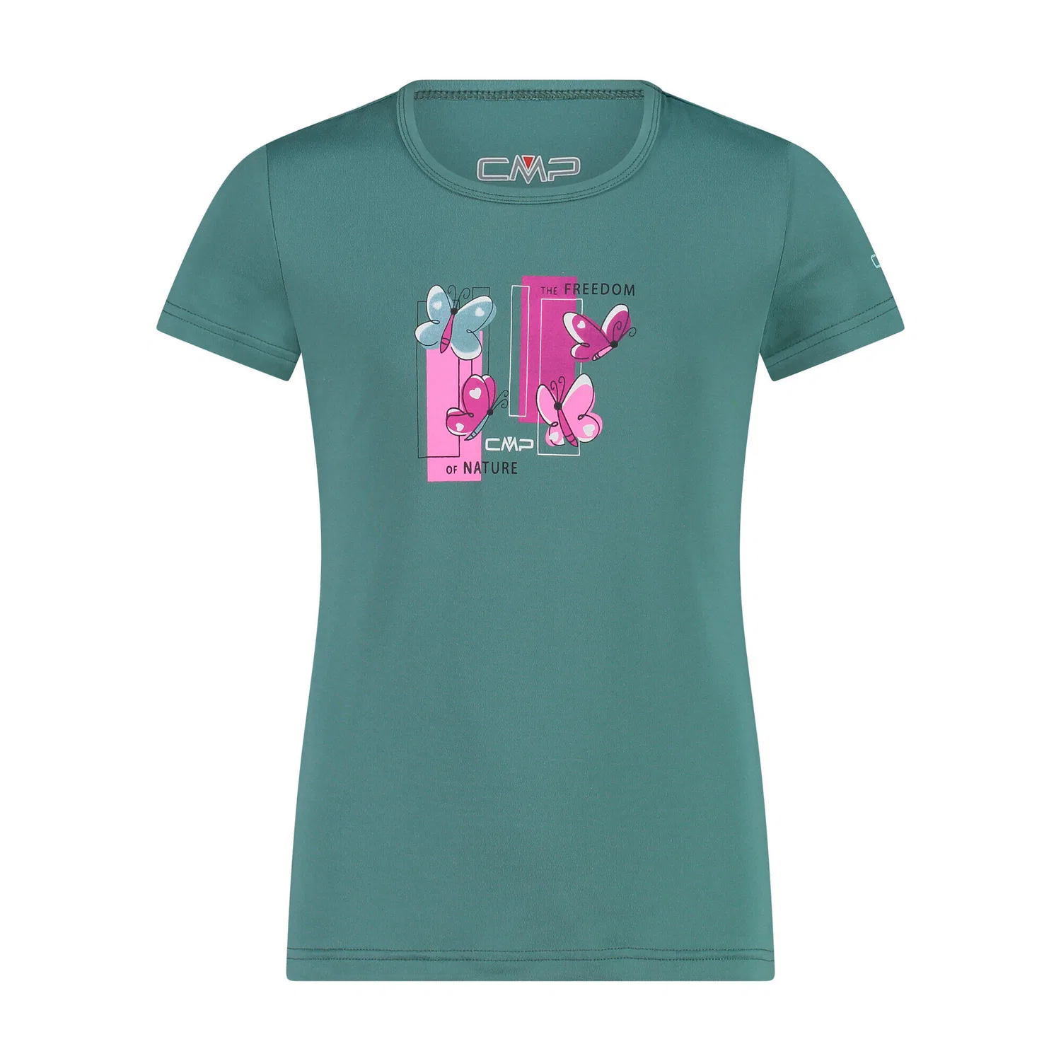 Детская футболка с принтом CMP KID G T-SHIRT, Berlinerblau Grun