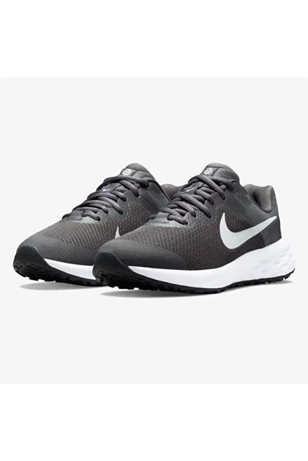Детские кроссовки для девочек текстильные Revolution 6 Nike, Gray — фото 3