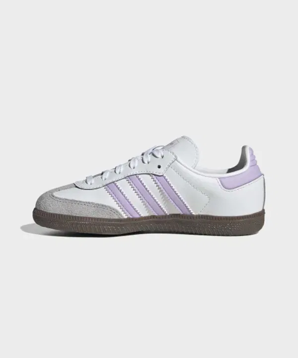 Кроссовки Samba OG, Adidas Kids, светло-фиолетовый — фото 2